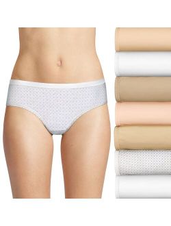 Ultimate 7-Pack Breathable Cotton Hipster Panty 41H7EC