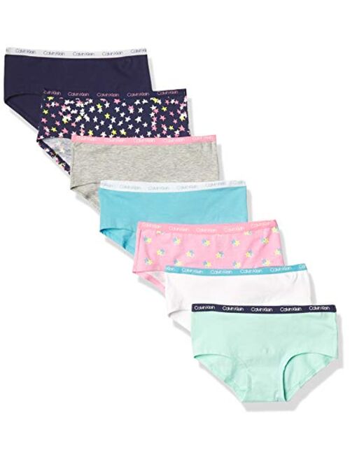 Calvin Klein Girls' Kids Modern Cotton Hipster Panties Value Pack