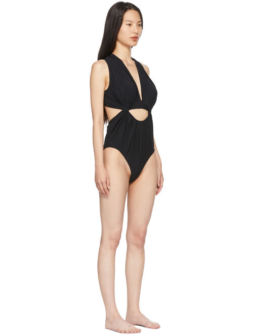 Rick Owens Black Glory Bather One-Piece Swimsuit