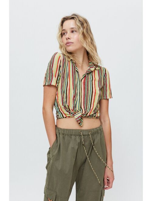 Urban Outfitters UO Anya Tie-Front Shirt