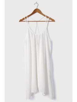 Vacay Stay White Strappy Swim Cover-Up