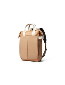 Bellroy Tokyo Totepack Premium (Leather Backpack and Tote Bag, 13" Laptop, Tablet, Notes, Cables, Drink Bottle, Spare Clothes, Everyday Essentials) - Lichen