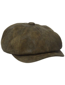 Men's Weathered Leather 8/4 Cap