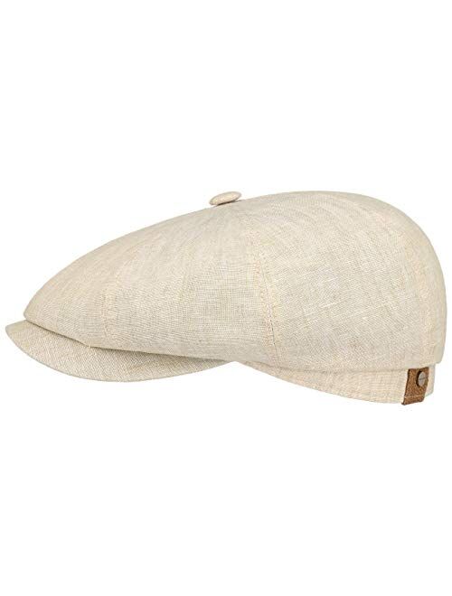 Stetson Hatteras Linen Newsboy Cap Women/Men | Made in The EU