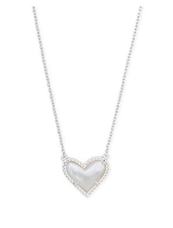 Ari Heart Adjustable Length Pendant Necklace for Women, Fashion Jewelry