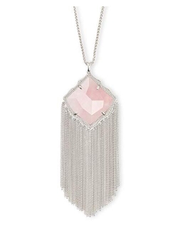 Kingston Long Pendant Fringe Necklace for Women, Fashion Jewelry