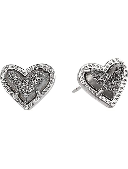 Kendra Scott Ari Heart Stud Earrings for Women, Fashion Jewelry