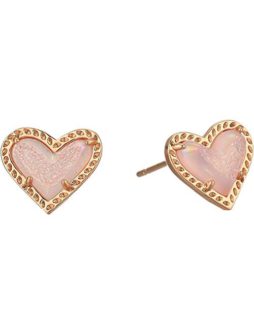 Kendra Scott Ari Heart Stud Earrings for Women, Fashion Jewelry