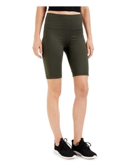 Ideology High-Rise Pocket Bike Shorts, Created for Macy's