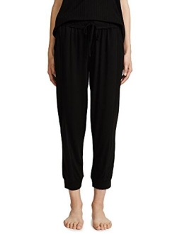 Splendid Women's Crop Jogger Capri Pant Pajama Bottom Pj