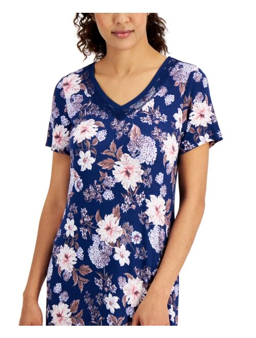 Charter Club Printed T-Shirt Nightgown, Created for Macy's