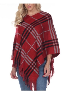 Plaid Poncho