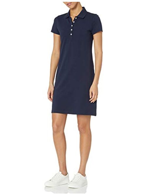 Nautica Women's Easy Classic Short Sleeve Stretch Cotton Polo Dress