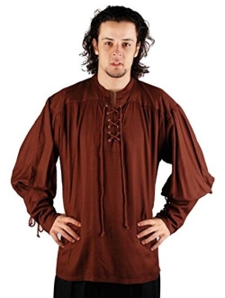 ThePirateDressing Medieval Poet's John Coxon Cosplay Costume Pirate Shirt C1004