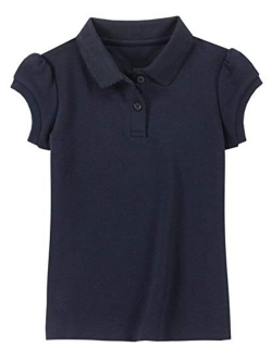 Girls' School Uniform Short Sleeve Interlock Polo