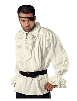 ThePirateDressing Medieval Poet's Captain Charles Vane Cosplay Costume Pirate Shirt