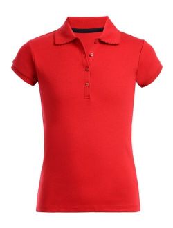 Big Girls School Uniform Polo