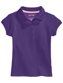 Big Girls School Uniform Polo