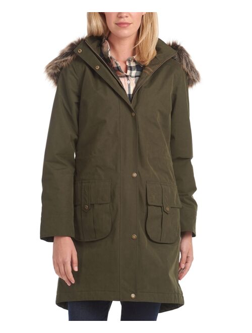 Barbour Lynn Waterproof Hooded Parka Coat