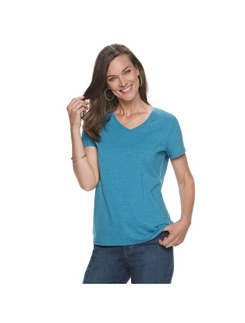 Women's Croft & Barrow® Essential V-Neck Tee