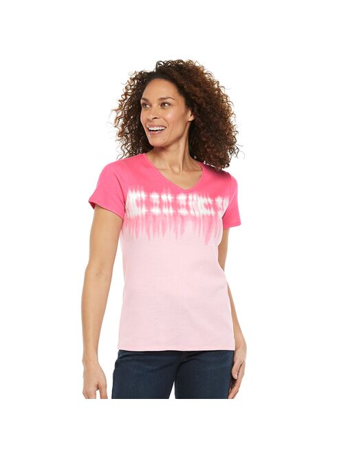 Women's Croft & Barrow® Essential V-Neck Tee