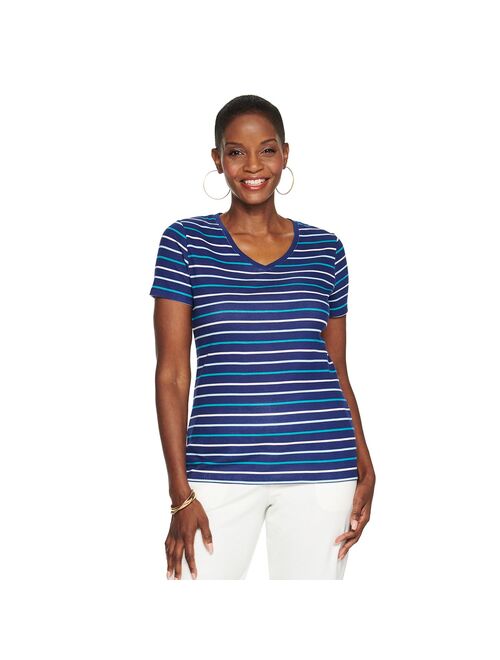 Women's Croft & Barrow® Essential V-Neck Tee