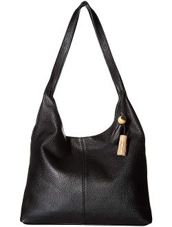 Women's Solid Leather Huntley Hobo Bag