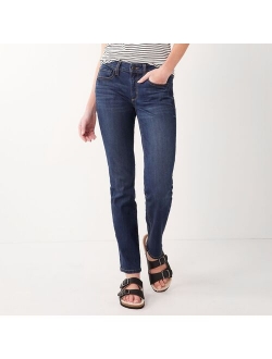 Supersoft Midrise Straight-Leg Jeans