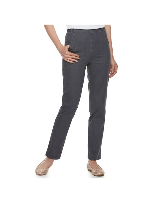 Buy Women's Croft & Barrow® Classic Pull-On Straight Leg Jeans online ...