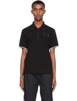 MCQ Black Regular Logo Polo