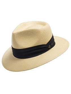 Ultrafino Monte Cristo Straw Fedora Panama Hat