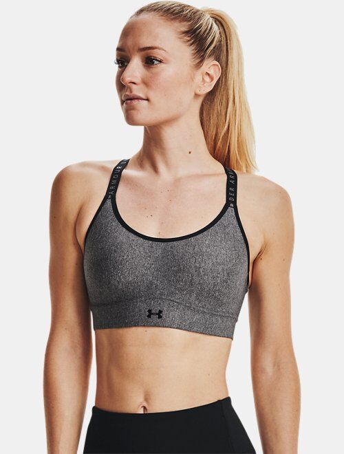 Under Armour Women's UA Infinity Mid Heather Cover Sports Bra