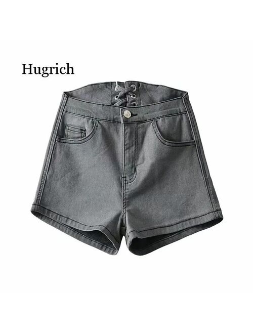 2021 Spring Summer New Arrivals High Waist Denim Shorts Street Wear for Women