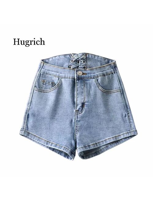 2021 Spring Summer New Arrivals High Waist Denim Shorts Street Wear for Women