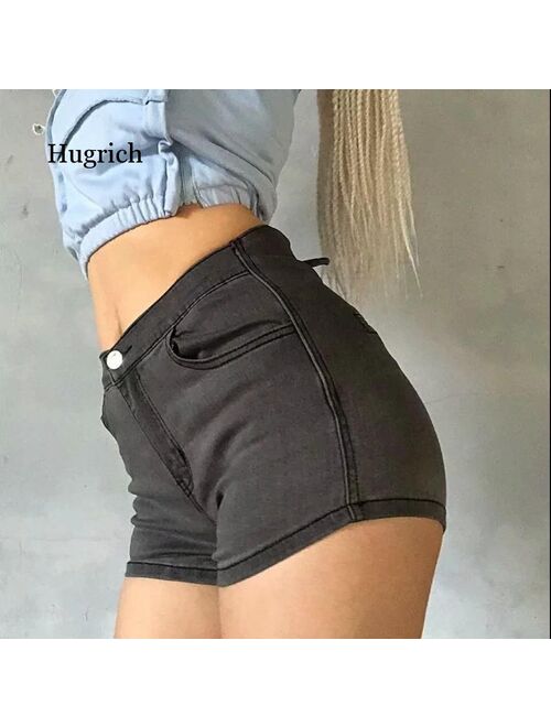 2021 Spring Summer New Arrivals High Waist Denim Shorts Street Wear for Women