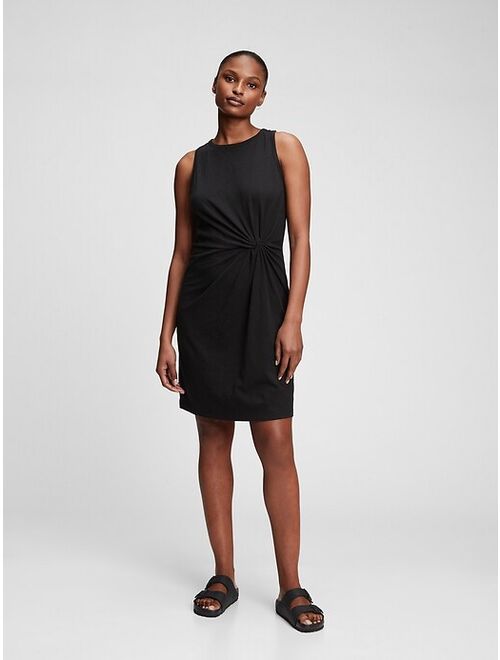 GAP Sleeveless Knot-Waist Dress