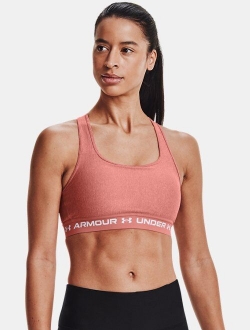 Women's Armour Mid Crossback Heather Sports Bra