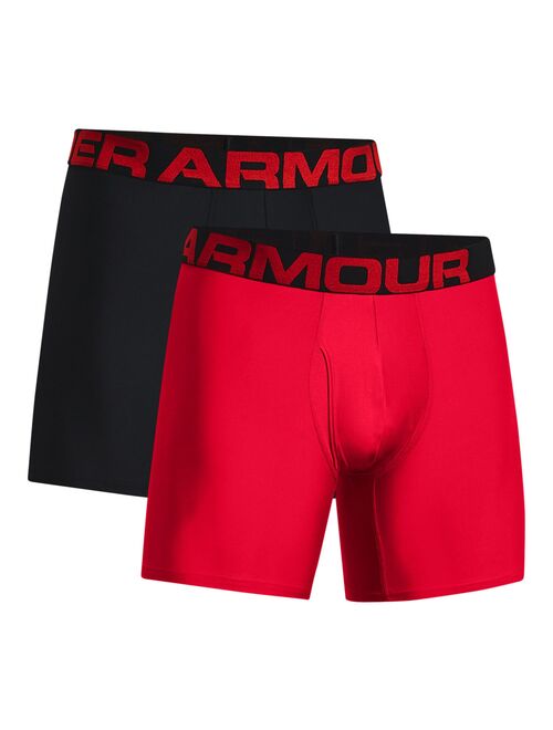 Men's Under Armour 2-pack UA Tech™ 6-inch Boxerjock® Briefs