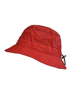 TOUTACOO, Adjustable Bucket Rain Hat, Nylon Look