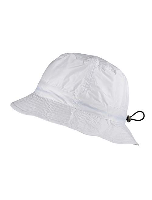 TOUTACOO, Adjustable Bucket Rain Hat, Nylon Look