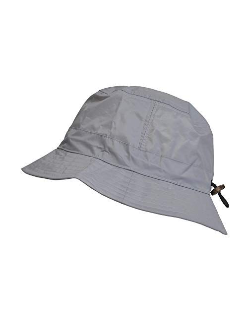 TOUTACOO, Adjustable Bucket Rain Hat, Nylon Look