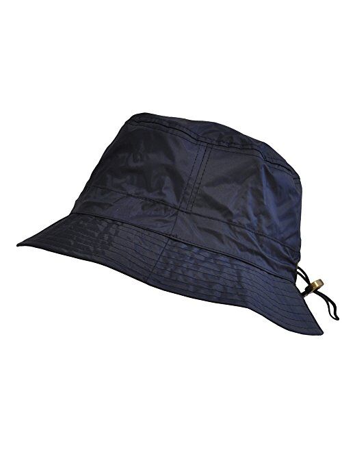 TOUTACOO, Adjustable Bucket Rain Hat, Nylon Look