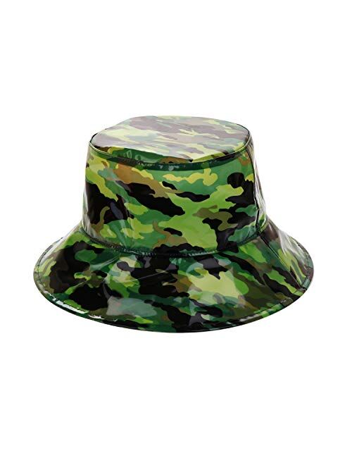 Clear PVC Bucket Hat Vinyl Rain Hat Designer Style