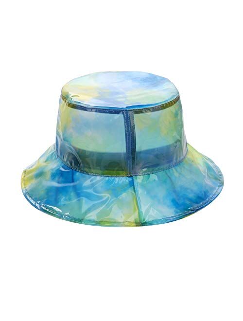 Clear PVC Bucket Hat Vinyl Rain Hat Designer Style