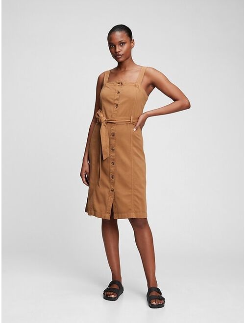 GAP Button-Front Apron Dress