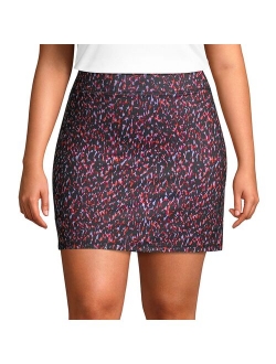 Plus Size Lands' End Active Knit Skort