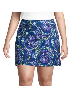 Plus Size Lands' End Active Knit Skort