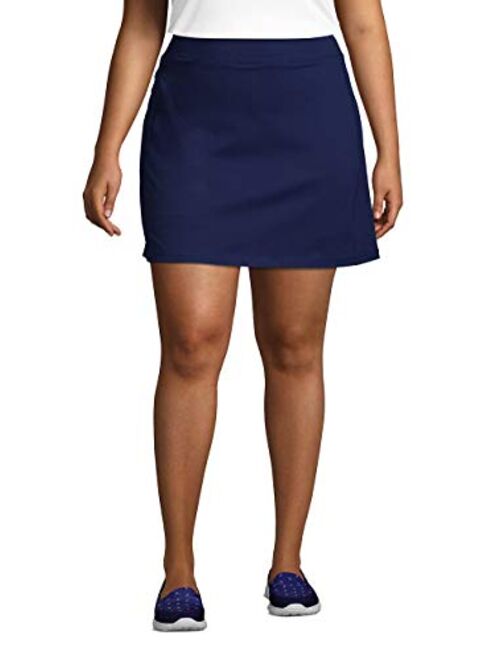 Plus Size Lands' End Active Knit Skort