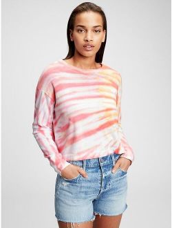 Boxy Cropped Long Sleeve T-Shirt