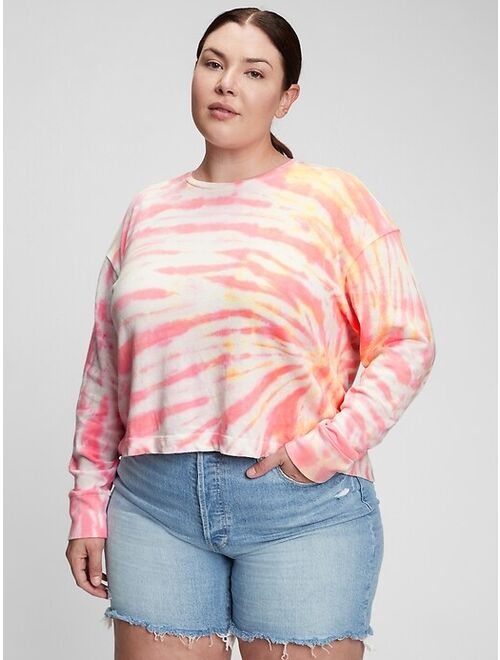 GAP Boxy Cropped Long Sleeve T-Shirt